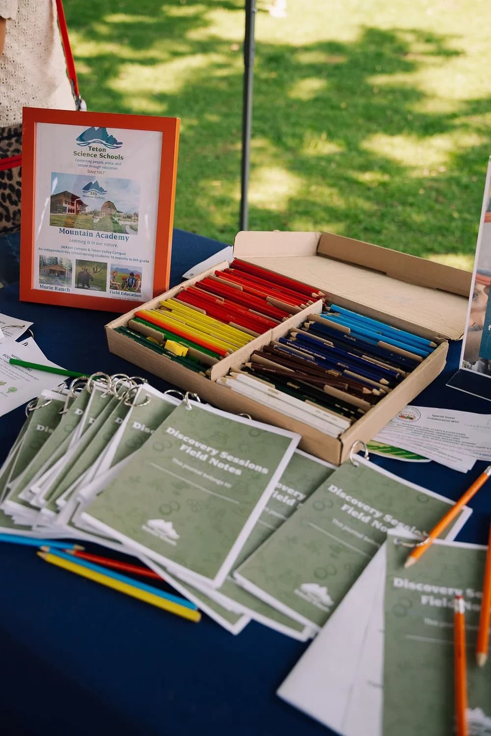 Hands-on Saturday activity at the Discovery Sessions booth