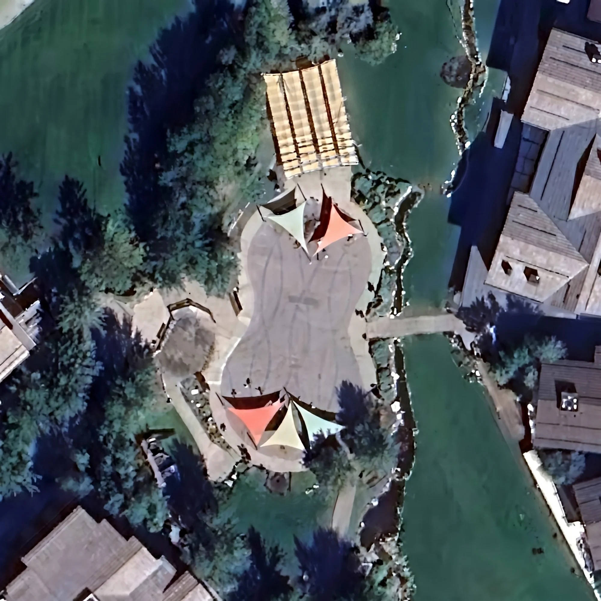 Teton Village booth layout map